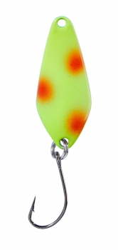 Balzer Searcher Spoon 2,1g Gelb-Orangene Punkte